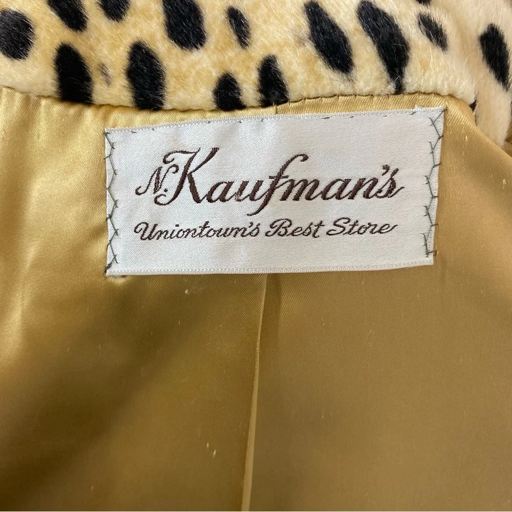 Vintage leopard print car coat - Picture 6 of 6